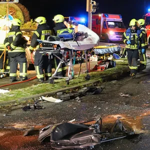 Unfallstelle bei Rellingen
