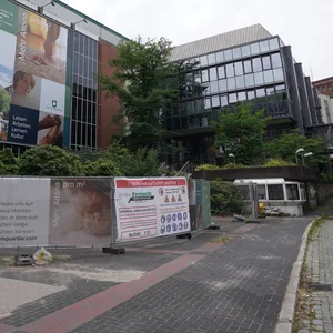 Blick auf das Holsten-Areal in Altona.