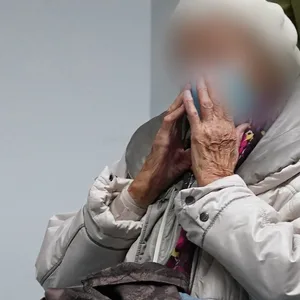 Irmgard F. bei einem früheren Prozesstermin.