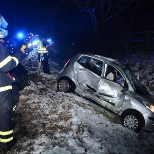 Der Hyundai musste abgeschleppt werden.