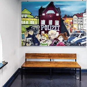 Das Graffito in der Davidwache