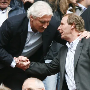 Rudi Völler und Berti Vogts