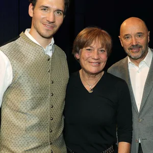 Felix Neureuther mit seinen Eltern Rosi Mittermeier und Christian Neureuther