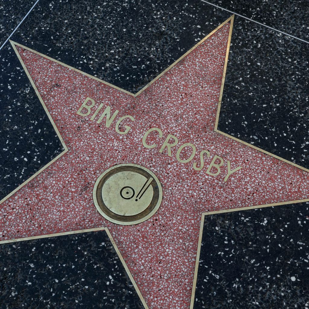 Der Hollywood-Stern von Bing Crosby