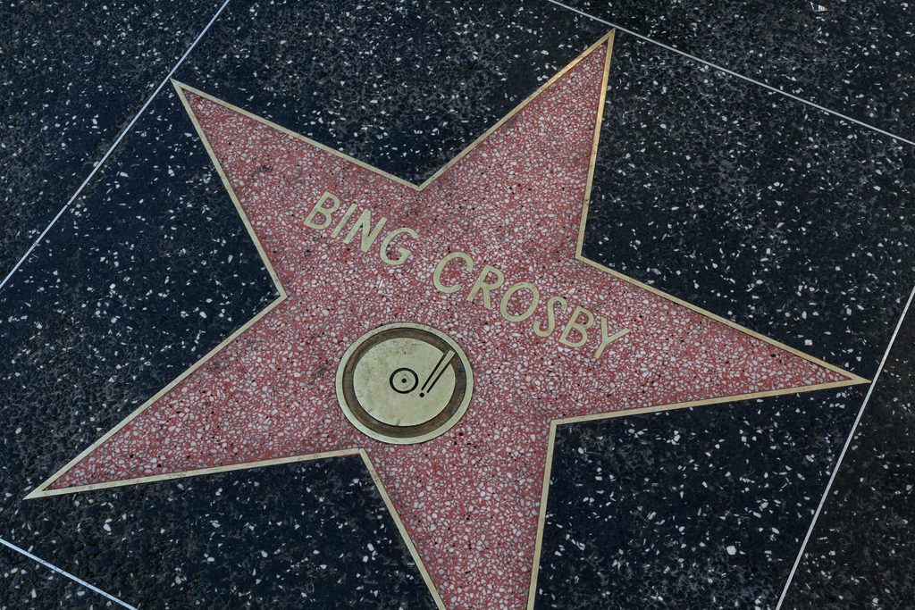 Der Hollywood-Stern von Bing Crosby