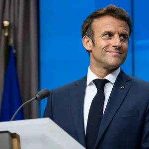 Frankreichs Präsident Emmanuel Macron bewies, dass er Ahnung von Fußball hat.