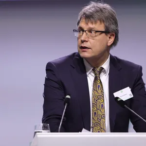 DOSB-Präsident Thomas Weikert bei einer Rede