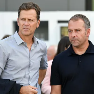 Oliver Bierhoff und Hansi Flick