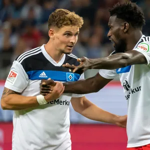 Mitte Oktober standen Moritz Heyer und Bakery Jatta zuletzt in einem Pflichtspiel für den HSV auf dem Platz.