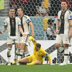 David Raum, Lukas Klostermann, Manuel Neuer und Niklas Süle