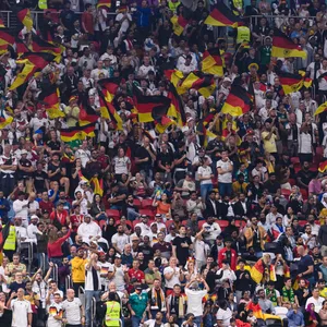 Deutsche Fans unterstützen die DFB-Auswahl
