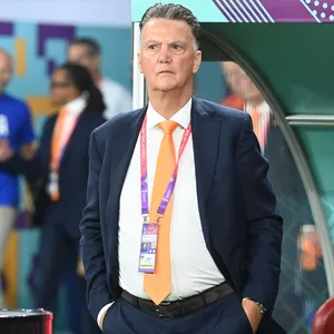 Louis van Gaal am Spielfeldrand