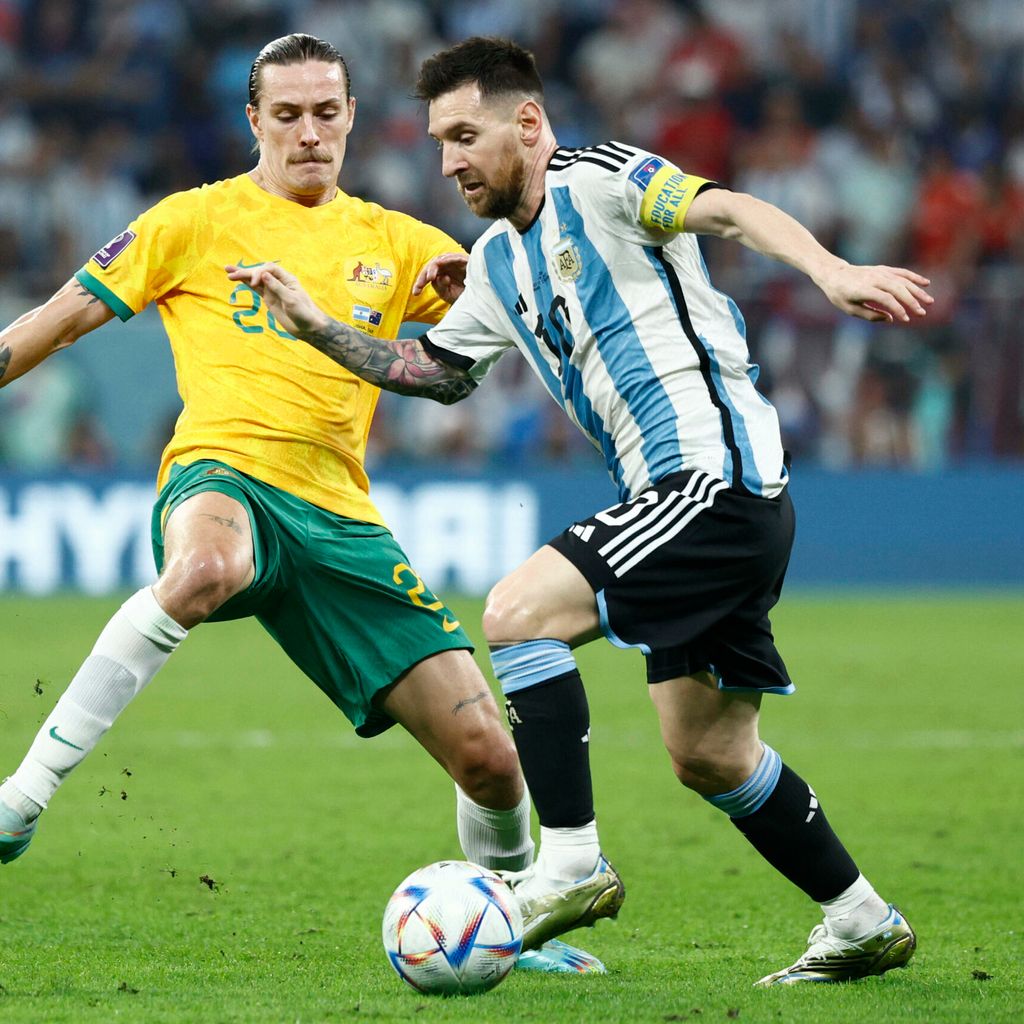 97 Minuten lang hatte Jackson Irvine (l.) Lionel Messi und den Argentiniern einen leidenschaftlichen Kampf geliefert.