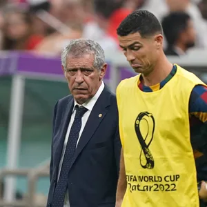 Cristiano Ronaldo und sein Trainer Fernando Santos