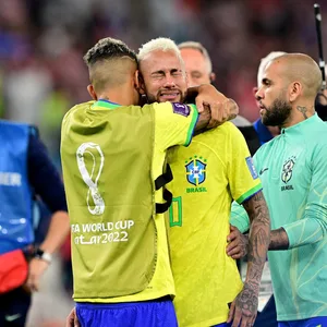 Neymar weinte nach Brasiliens WM-Aus gegen Kroatien bittere Tränen.