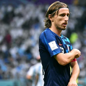 Modric im WM-Halbfinalspiel gegen Argentinien in Katar