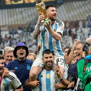 Sergio Aguero und Lionel Messi