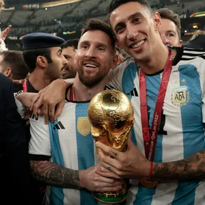 Lionel Messi und Angel Di Maria