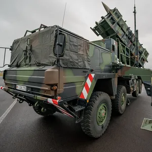 Ein Flugabwehrraketensystem vom Typ „Patriot“ der Bundeswehr (Archivbild).