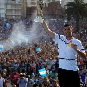 Emiliano Martinez in seiner Heimatstadt