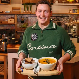 Marc Krüger (28), Inhaber des Suppenladens „Deich Jungs“