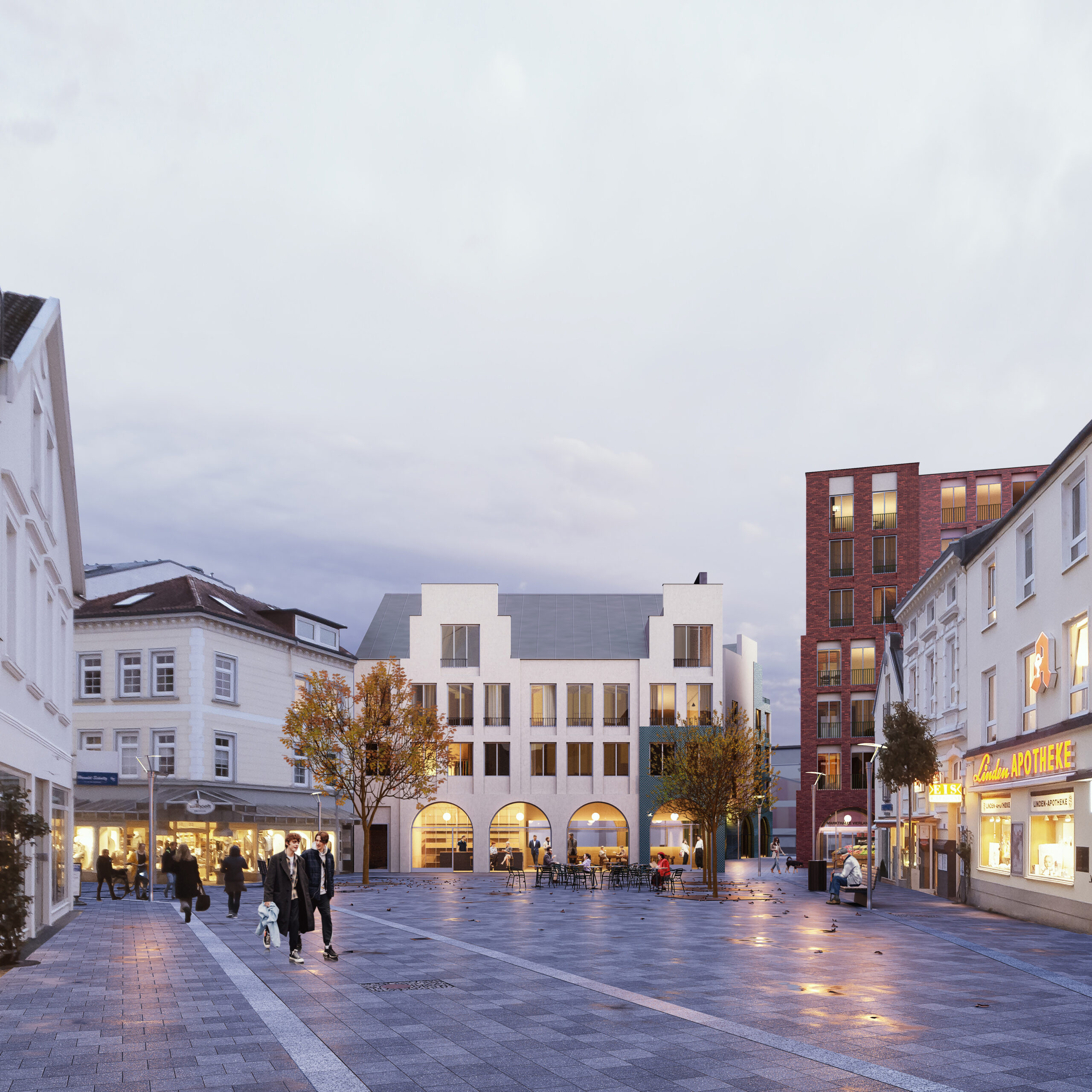 Bergedorfer Markt Visualisierung