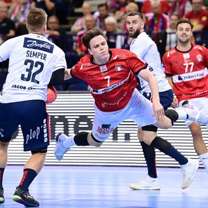 Leif Tissier beim ersten Heimspiel der Saison gegen Flensburg