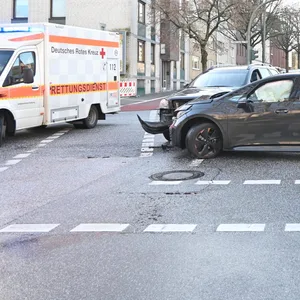 Die zwei am Unfall beteiligten Autos.