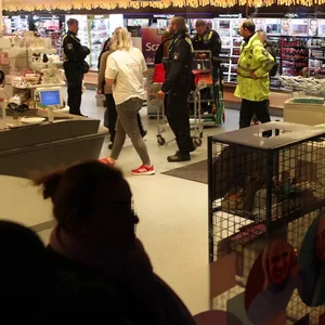 Der Einsatzort in der Dm-Filiale in der Lüneburger Straße.