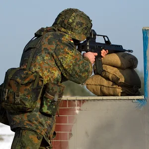 2011: Ein Rekrut des Fernmeldebataillons 701 aus Frankenberg