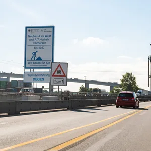 Anfang Februar gibt es eine Sperrung auf der A26 (Symbolbild).