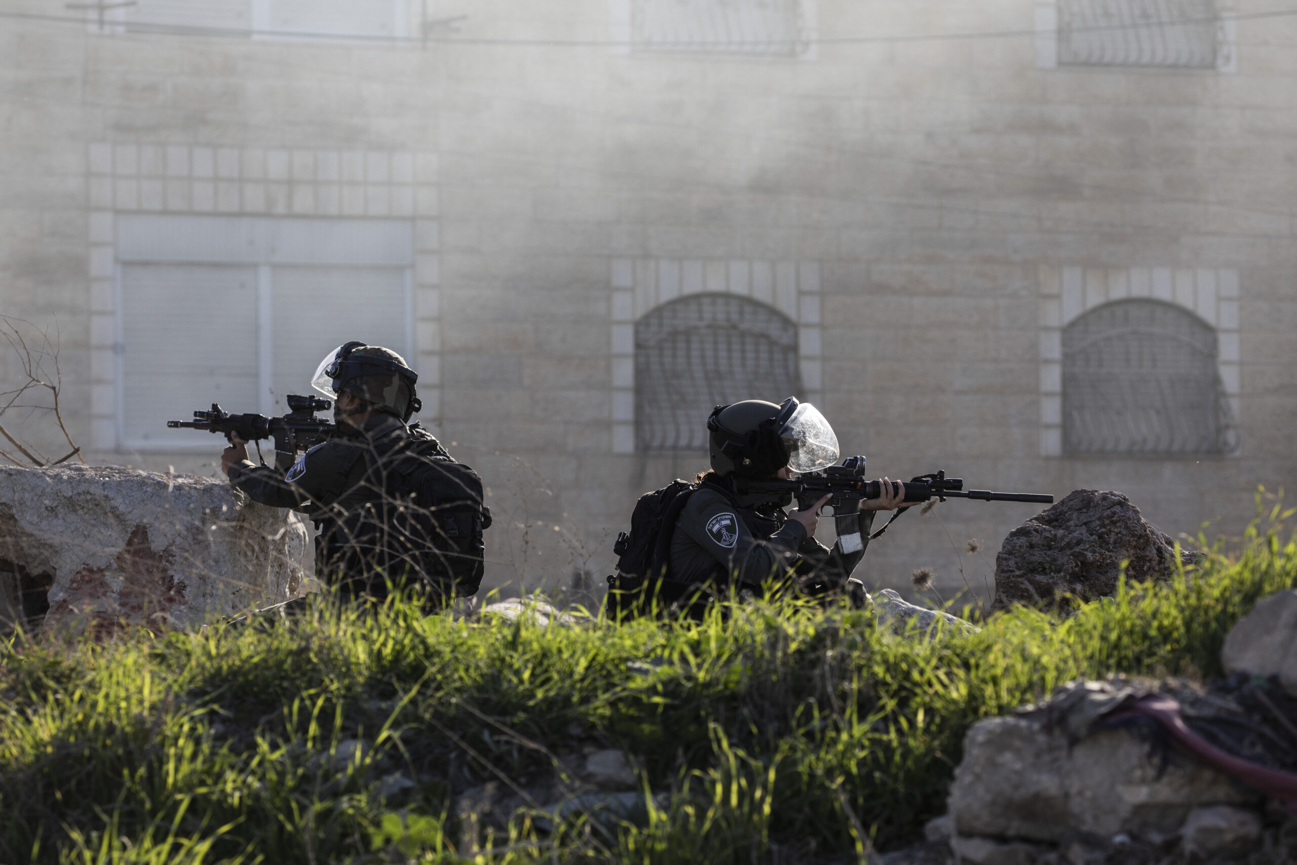 Israelische Sicherheitskräfte im Einsatz im Westjordanland