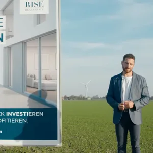 „The Rise Real Estate“ bot Exposés zukünftiger Strand-Immobilien an – doch die Aktion ist nur eine bitterernste Satire.