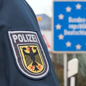 Bundespolizei an der Bundesgrenze