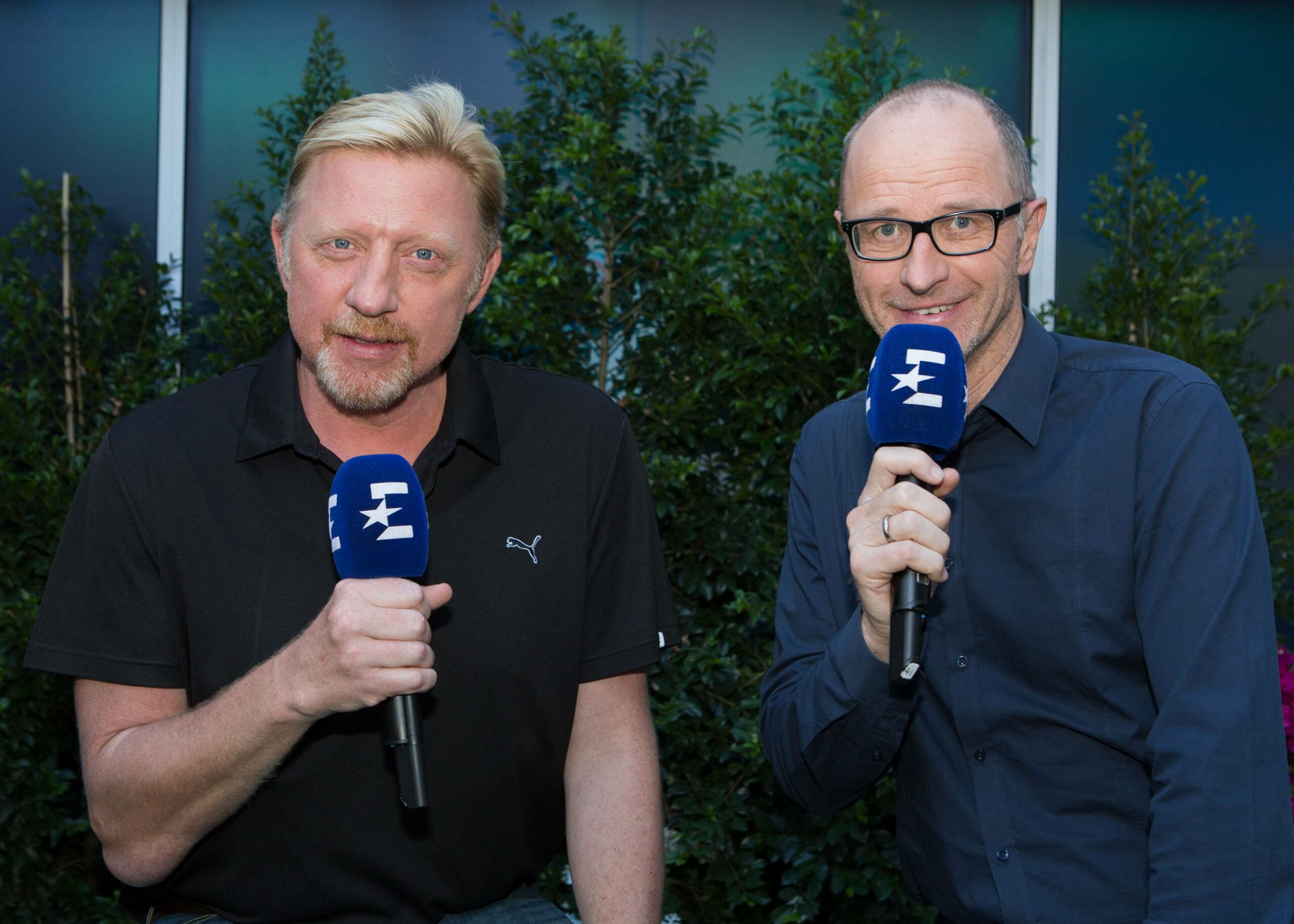 Boris Becker und Matthias Stach moderieren gemeinsam bei Eurosport