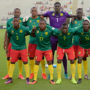 Teamfoto der U17-Nationalmannschaft von Kamerun