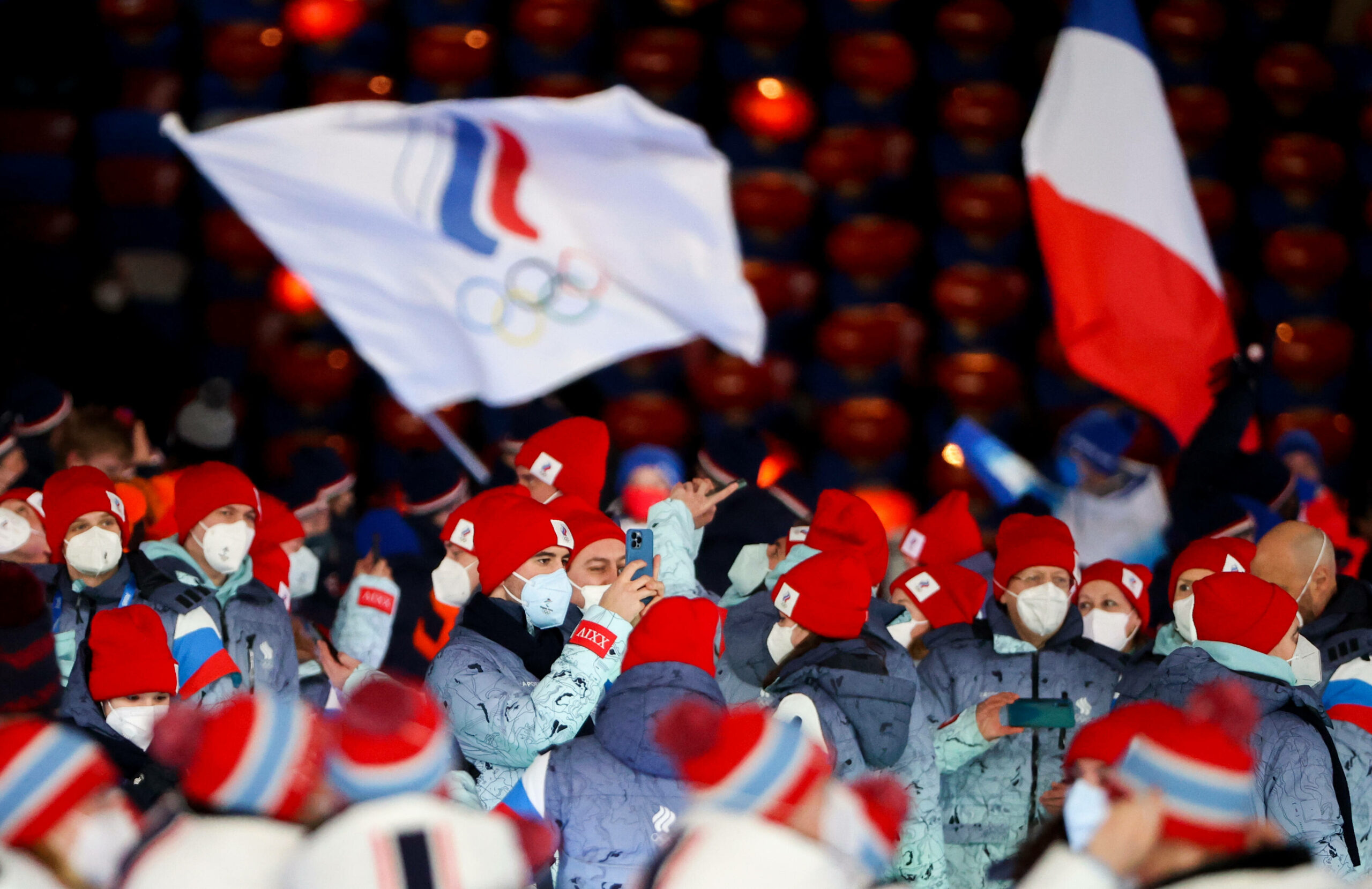 Neutrale Olympia-Flagge für russische Sportler