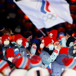 Neutrale Olympia-Flagge für russische Sportler