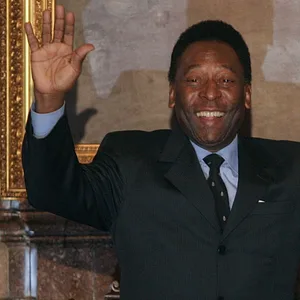 Pelé freut sich