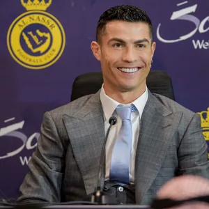 Cristiano Ronaldo bei der Vorstellung in Saudi-Arabien