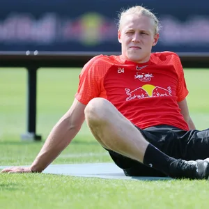 Xaver Schlager entspannt sich