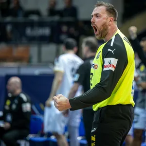Handball-Torhüter Andreas Wolff schreit