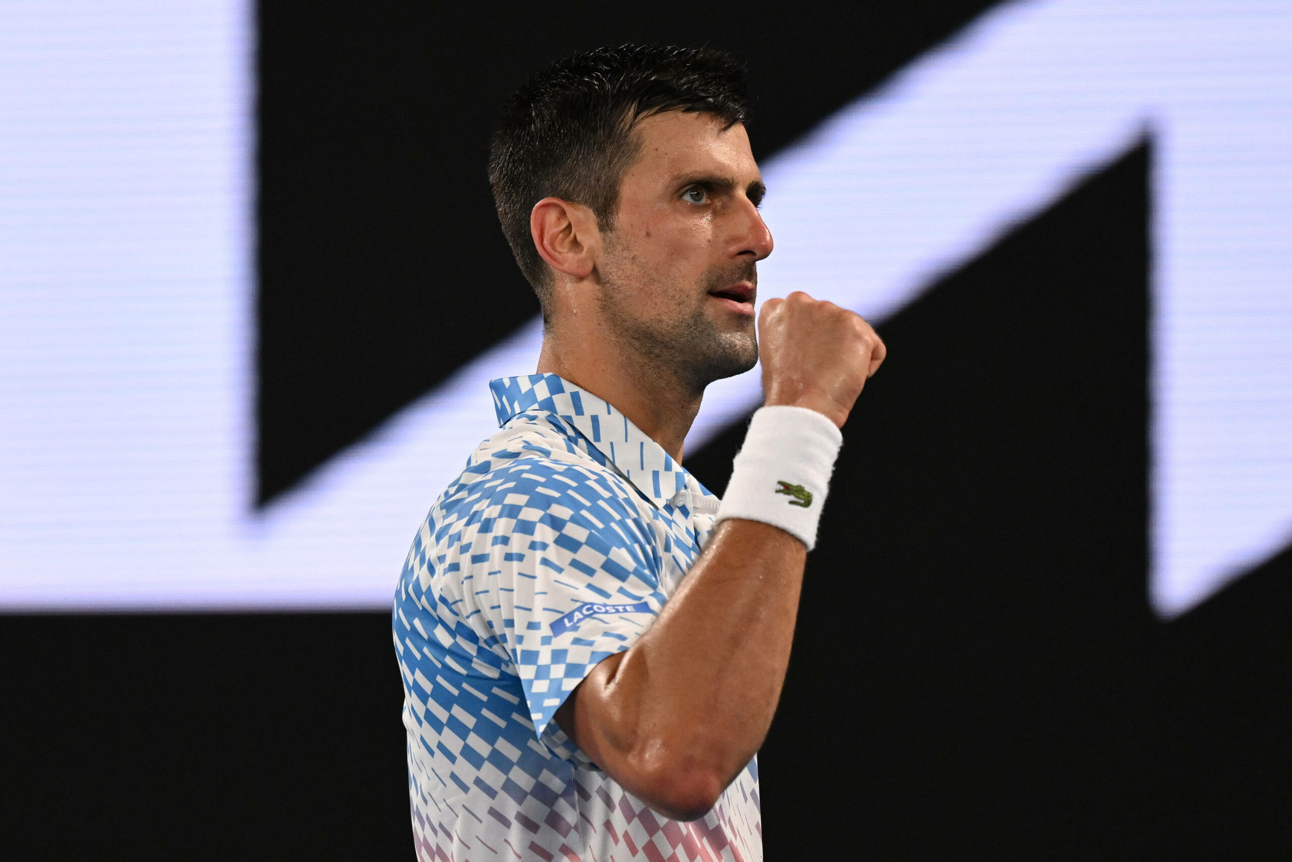 Novak Djokovic ballt die Faust