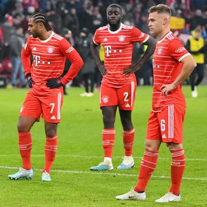 Wieder nur ein Remis: Die Enttäuschung bei Joshua Kimmich und Co. ist groß.
