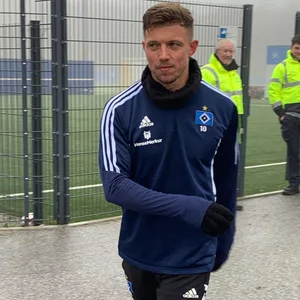 Sonny Kittel beim HSV-Training