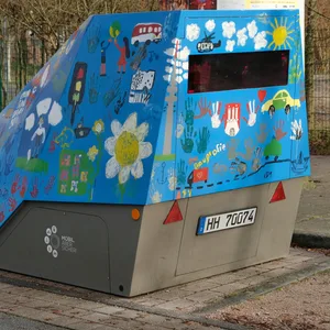 In Hamburg: Polizei setzt kunterbunten Blitzanhänger ein