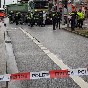 Der Unfallort in der HafenCity: Hier starb Ende Januar eine Radfahrerin.