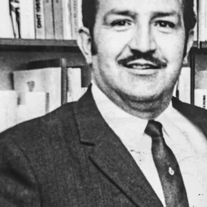 Der bolivianische Generalkonsul Roberto Quintanilla 1970 im Hamburger Rathaus