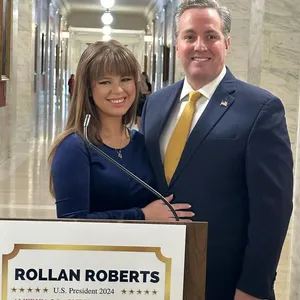 Republikaner Rollan Roberts und seine Ehefrau Rebecca