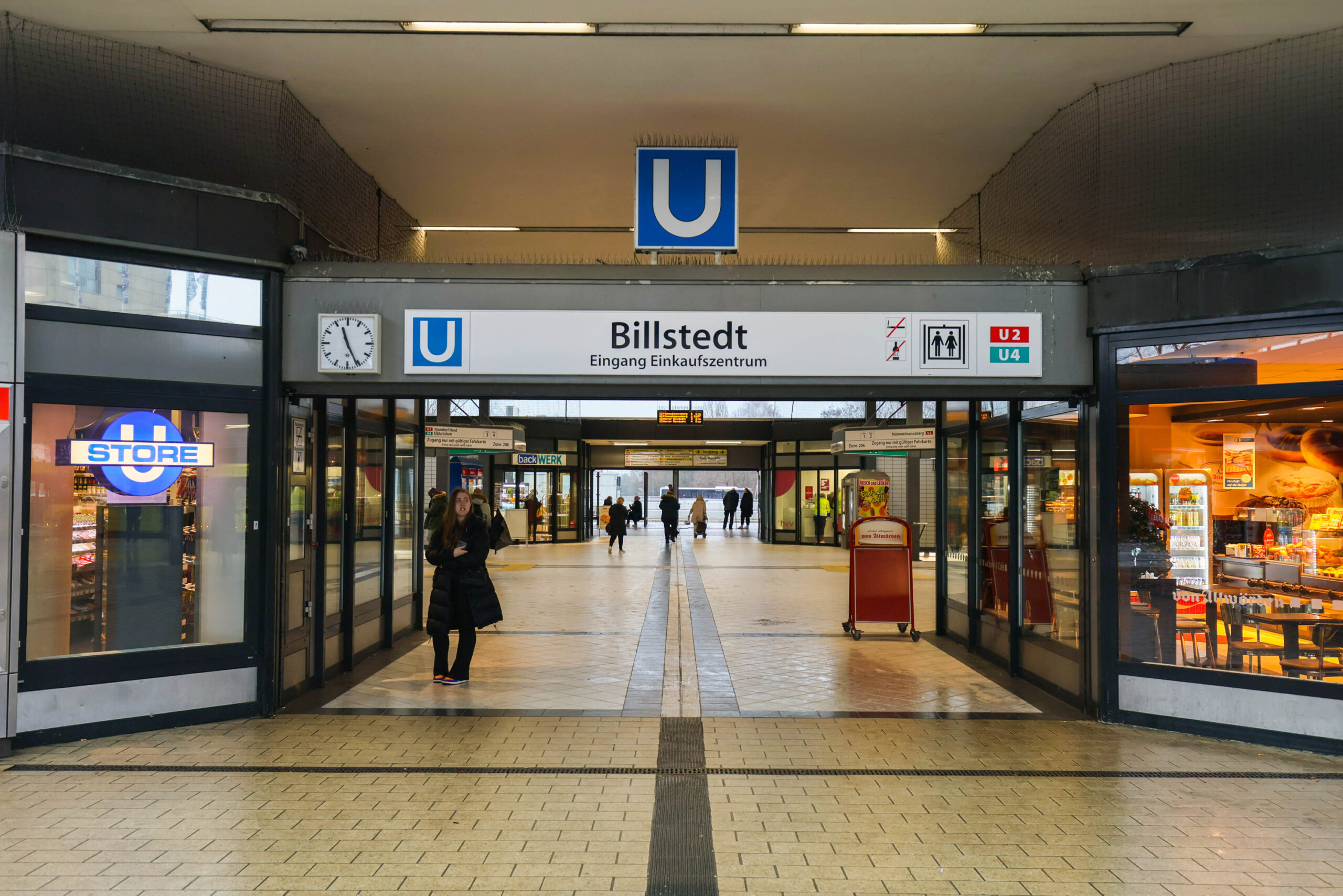 An der U-Bahn-Station Billstedt sind die Kontrolleure am zweithäufigsten ​​​​​​​unterwegs.